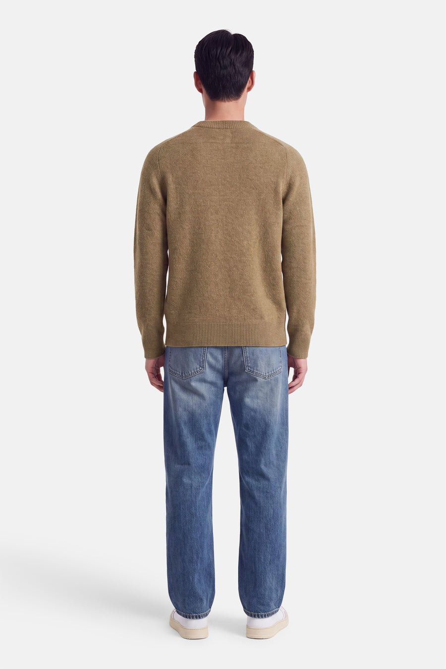Pull col O - beige