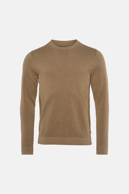 Trui met ronde hals beige - PREMIUM by JACK & JONES