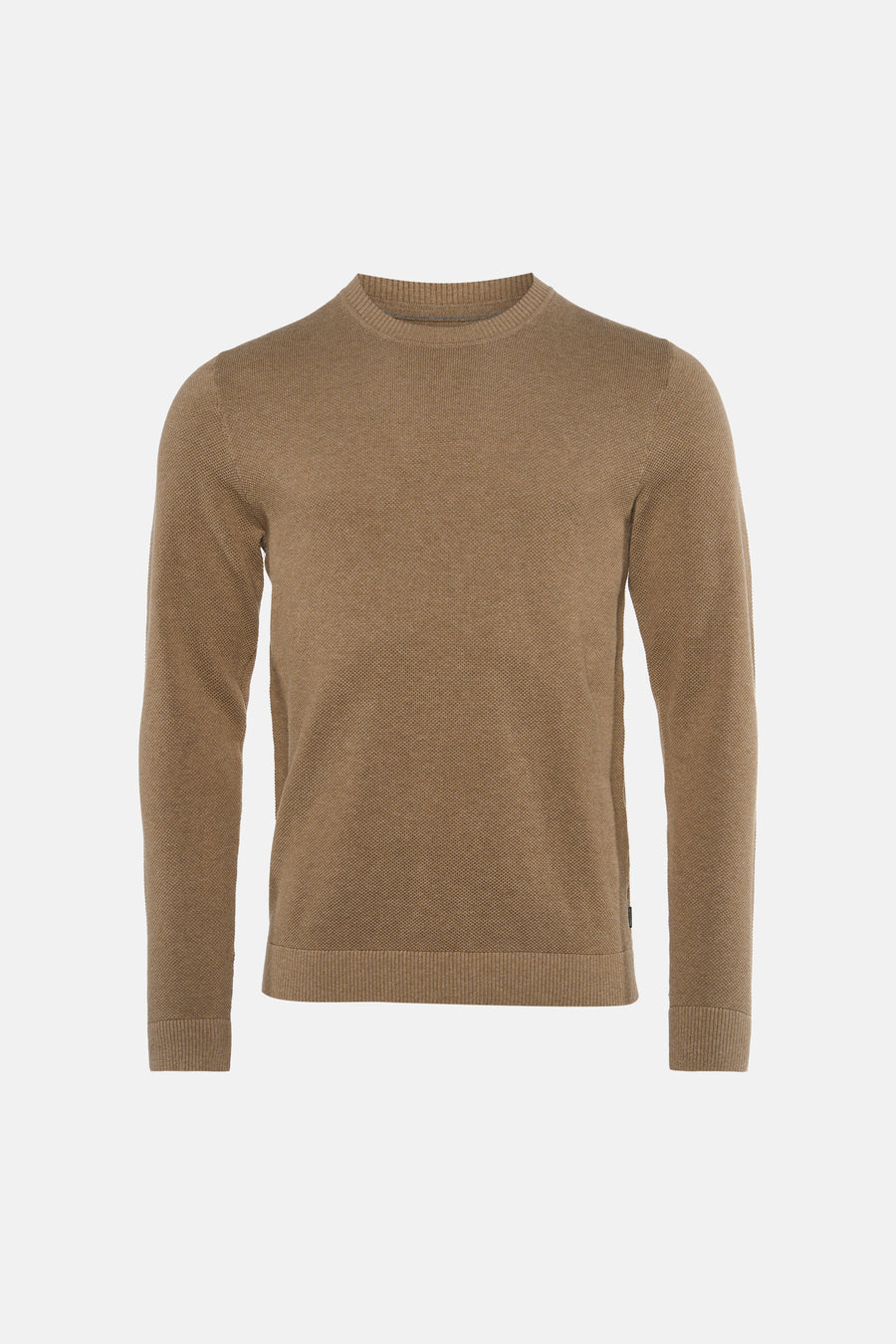 Pull col O - beige