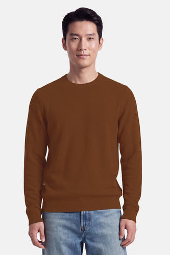 Pull O-hals - bruin