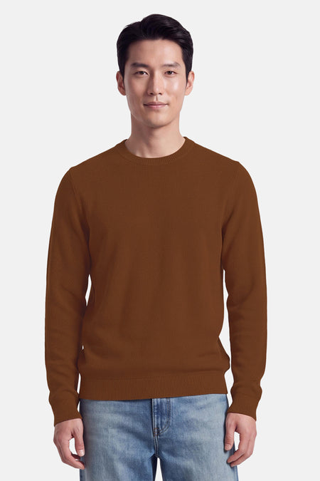 Pull O-hals - bruin