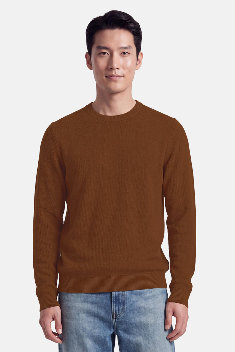 Pull O-hals - bruin