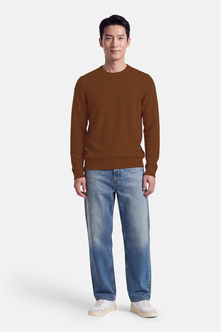 Pull O-hals - bruin