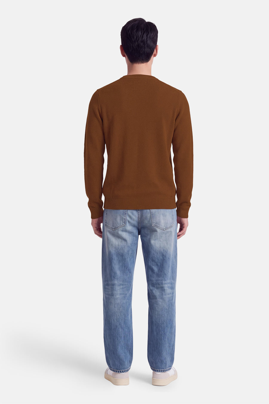 Pull O-hals - bruin