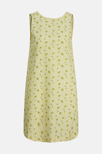 Robe sans manches jaune de JJXX avec motif à carreaux et imprimé citron.