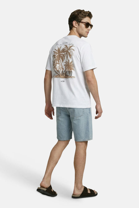 T-shirt (korte mouwen) wit - JJREBEL