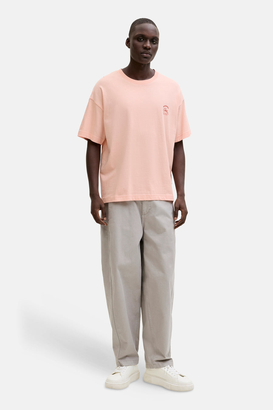 T-shirt (korte mouwen) roze - ORIGINALS BY JACK & JONES