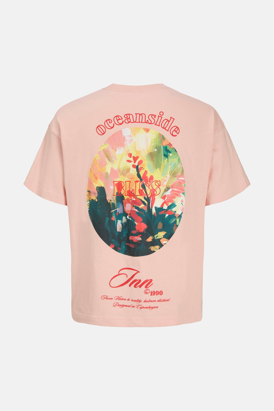T-shirt (korte mouwen) roze - ORIGINALS BY JACK & JONES