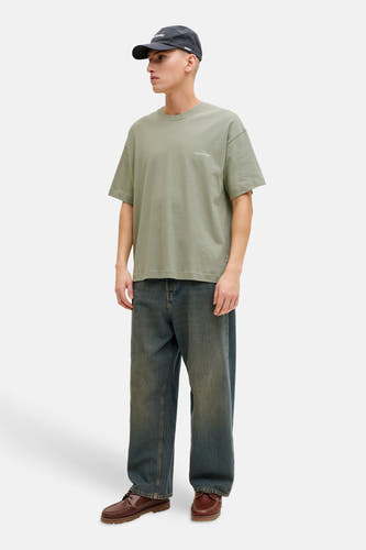 T-shirt (korte mouwen) groen - ORIGINALS BY JACK & JONES