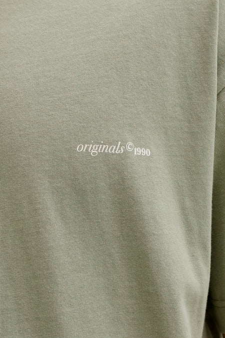 T-shirt (korte mouwen) groen - ORIGINALS BY JACK & JONES
