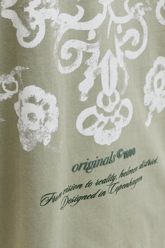T-shirt (korte mouwen) groen - ORIGINALS BY JACK & JONES