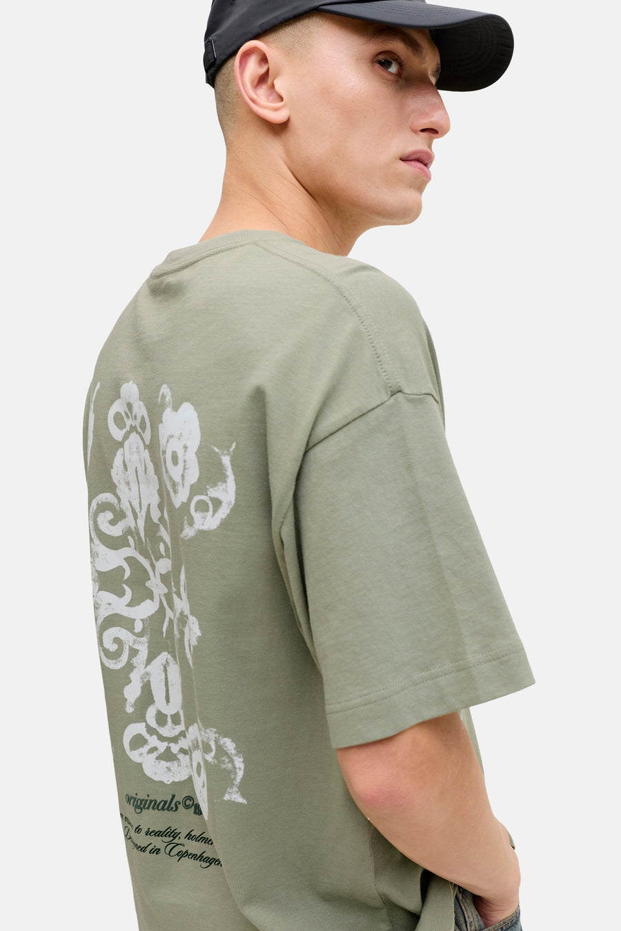 T-shirt (korte mouwen) groen - ORIGINALS BY JACK & JONES