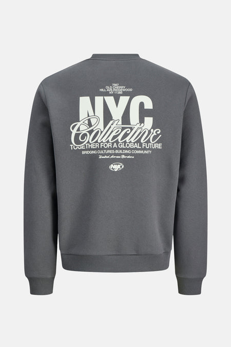 Sweat col O Gris - ORIGINALS BY JACK & JONES