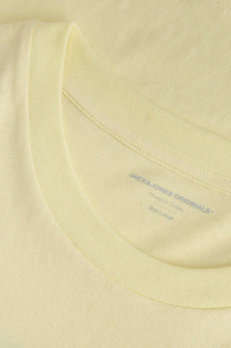T-shirt met korte mouwen - geel - ORIGINALS BY JACK & JONES - 4
