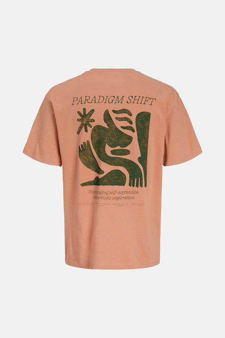 T-shirt (korte mouwen) Oranje - ORIGINALS BY JACK & JONES