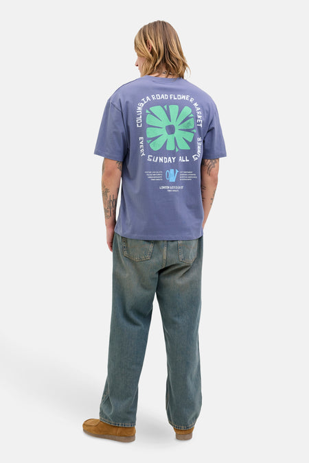 T-shirt (korte mouwen) Blauw - ORIGINALS BY JACK & JONES
