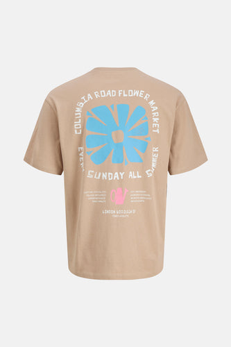 T-shirt à manches courtes - brun - ORIGINALS BY JACK & JONES