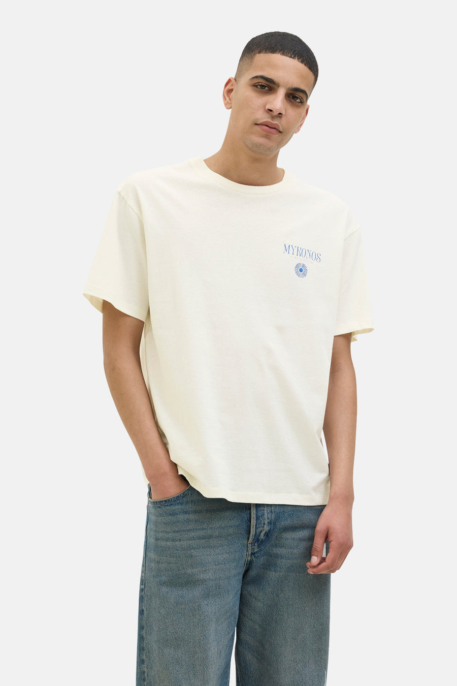 T-shirt à manches courtes - blanc - ORIGINALS BY JACK & JONES