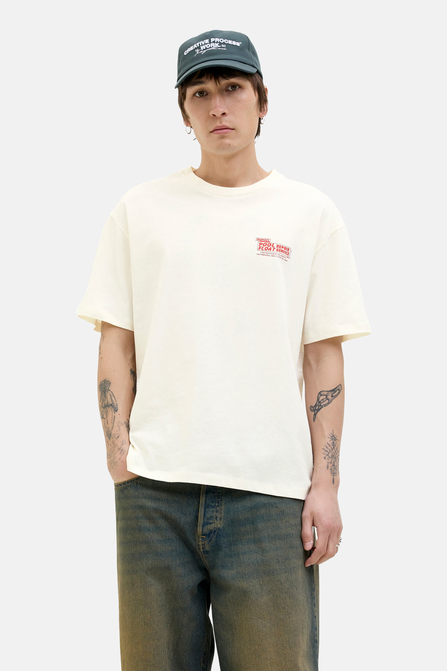 T-shirt à manches courtes - blanc - ORIGINALS BY JACK & JONES