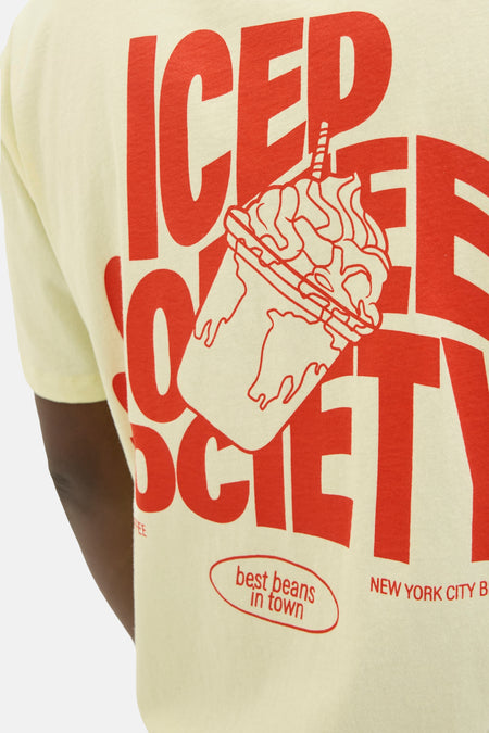 T-shirt (korte mouwen) Geel - ORIGINALS BY JACK & JONES