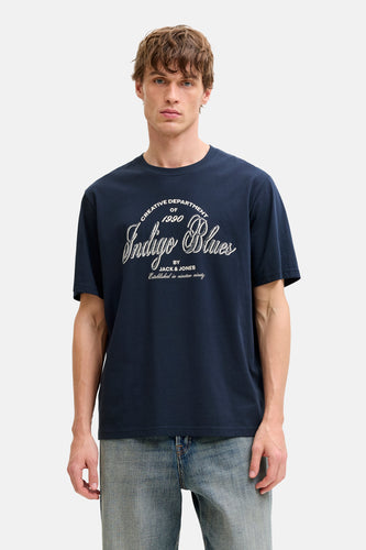T-shirt (korte mouwen) blauw - ORIGINALS BY JACK & JONES