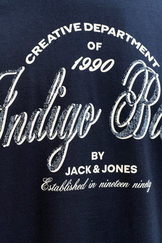 T-shirt (korte mouwen) blauw - ORIGINALS BY JACK & JONES