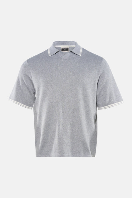 Polo met korte mouwen - grijs