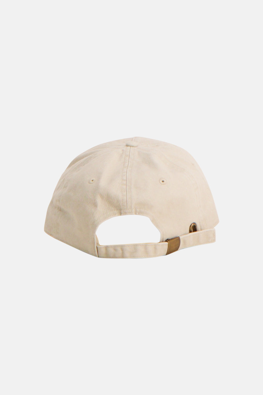 Ecru pet van JACK & JONES met verstelbare metalen gespsluiting, achterkant.