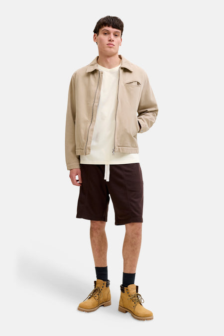 T-shirt (manches courtes) Écru - ORIGINALS BY JACK & JONES