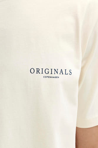 T-shirt (korte mouwen) ecru - ORIGINALS BY JACK & JONES