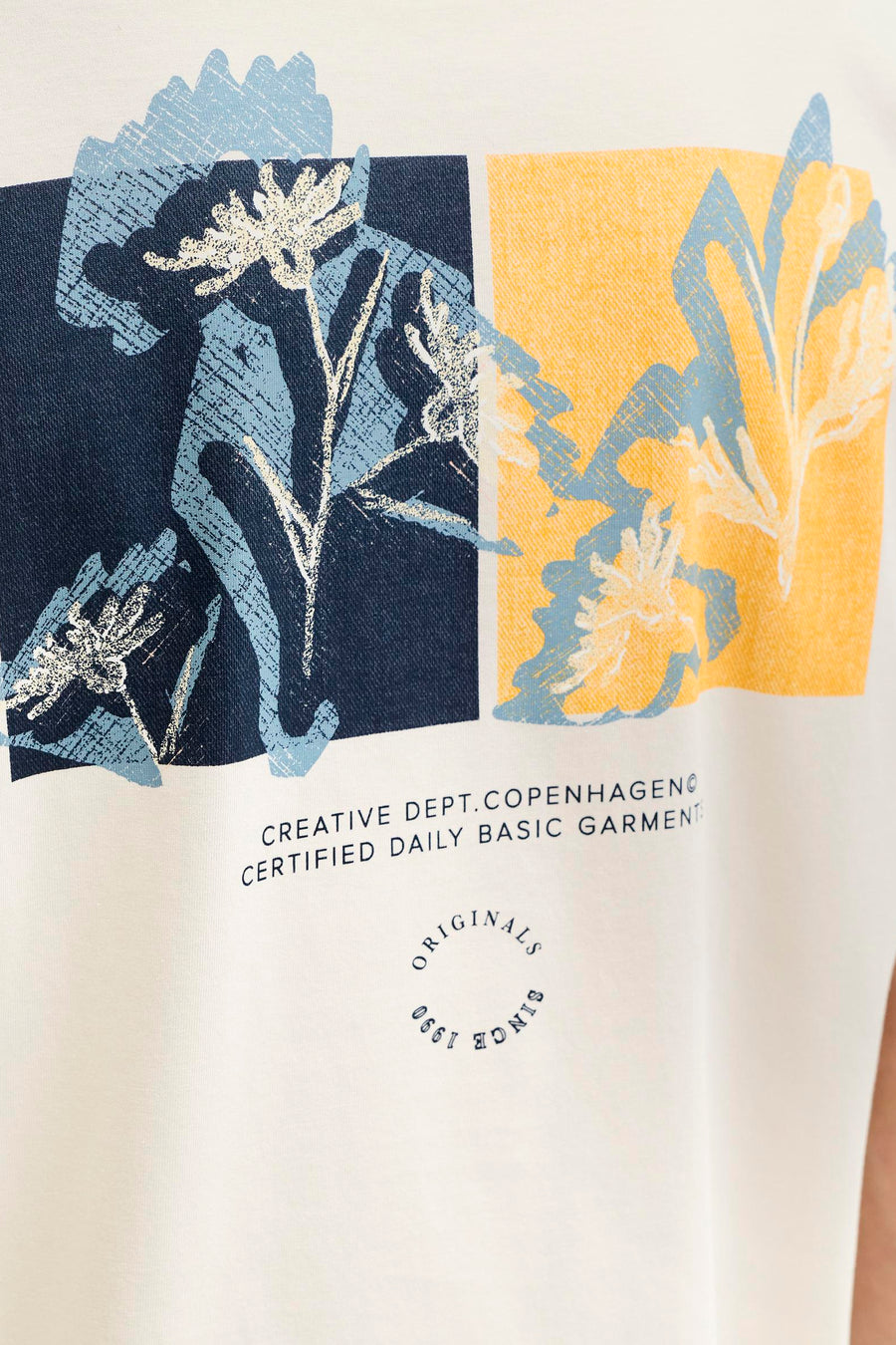 T-shirt (korte mouwen) ecru - ORIGINALS BY JACK & JONES