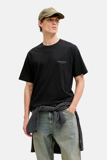 T-shirt (manches courtes) noir - ORIGINALS BY JACK & JONES