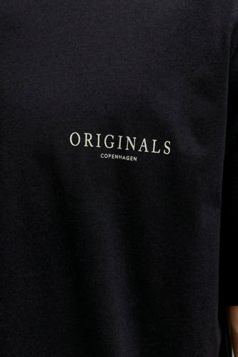 T-shirt (korte mouwen) zwart - ORIGINALS BY JACK & JONES