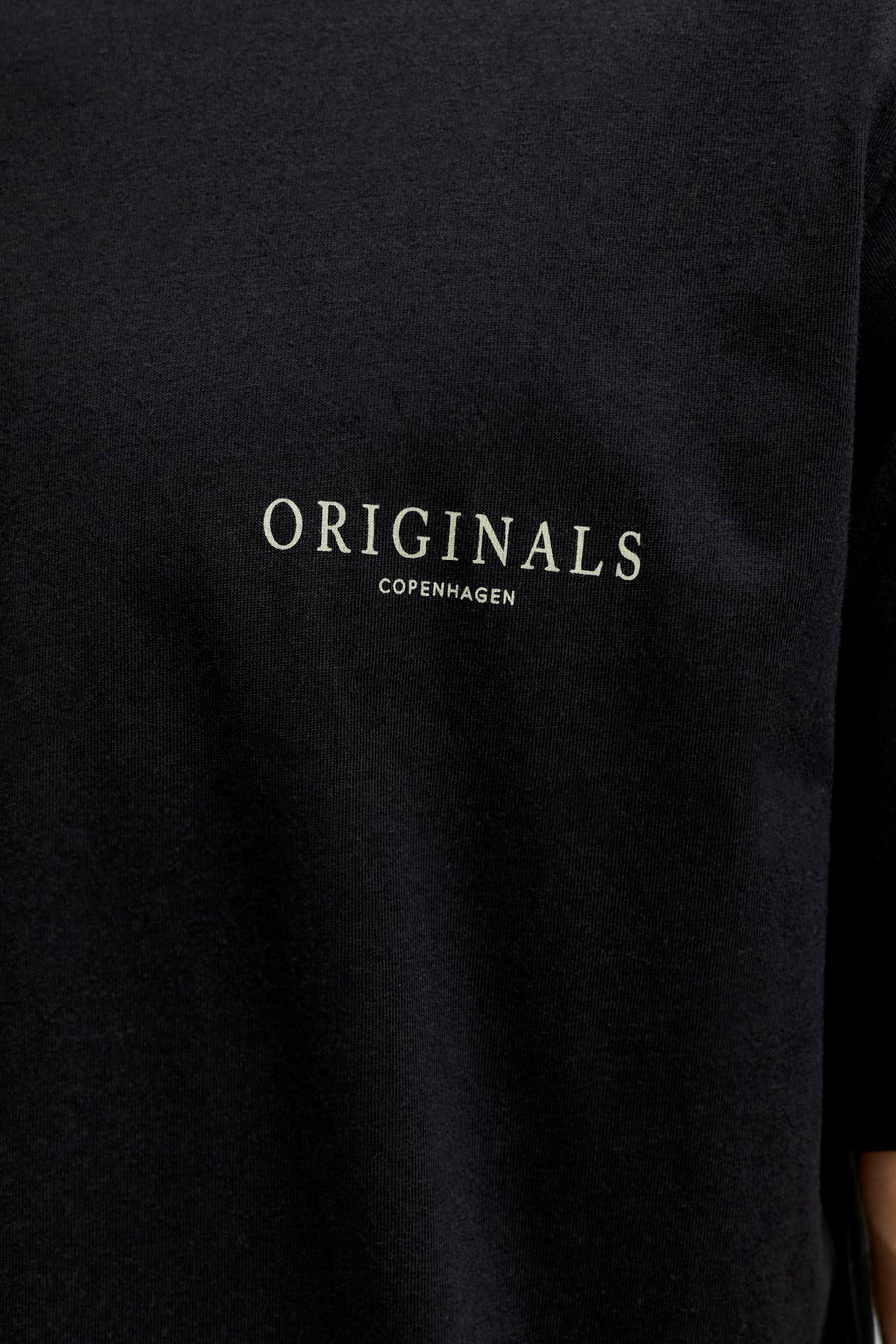 T-shirt (korte mouwen) zwart - ORIGINALS BY JACK & JONES