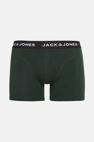 Groene boxershort van ACCESSORIES BY JACK & JONES, met merknaam zichtbaar op de tailleband.