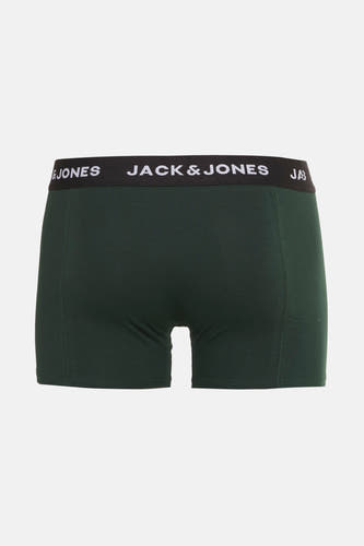 Groene boxershort van ACCESSORIES BY JACK & JONES, met een elastische tailleband met merklogo.