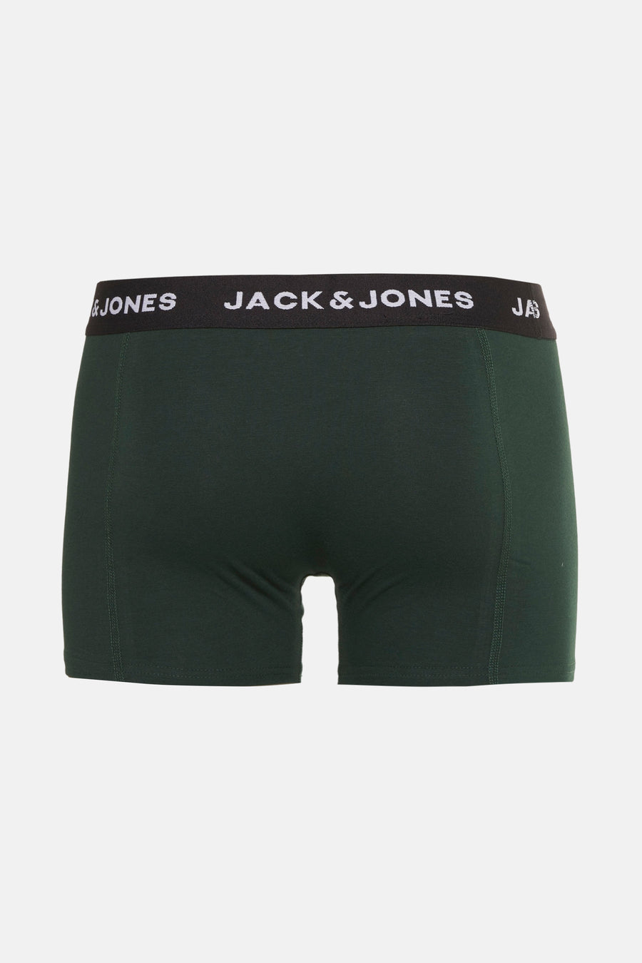 Groene boxershort van ACCESSORIES BY JACK & JONES, met een elastische tailleband met merklogo.