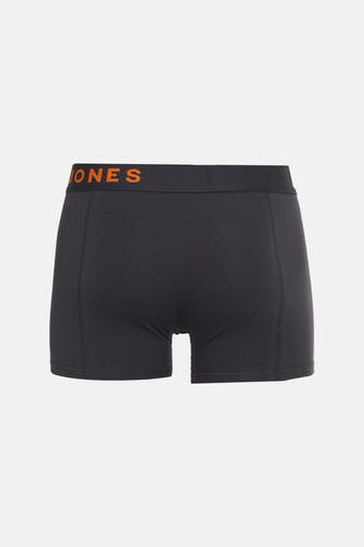 Donkerblauwe boxershort van ACCESSORIES BY JACK & JONES, met elastische tailleband met logo.
