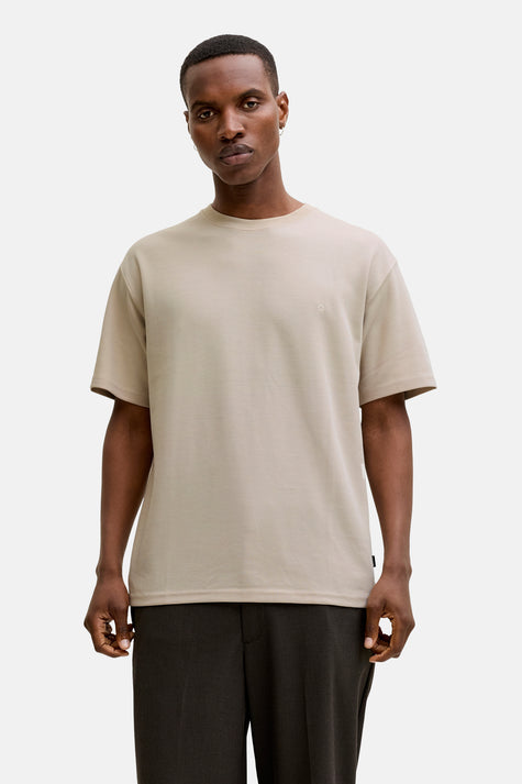 T-shirt met korte mouwen - beige