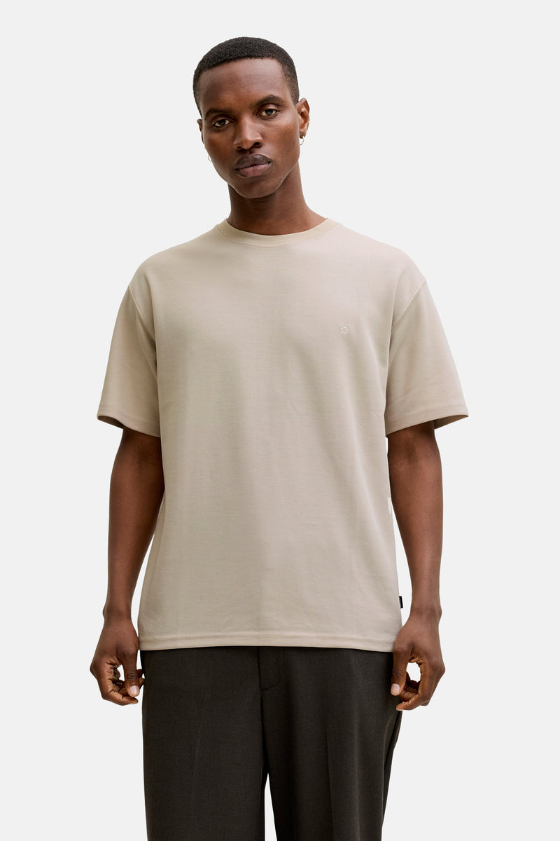 T-shirt met korte mouwen - beige