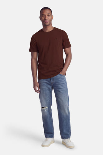 T-shirt met korte mouwen - Bruin