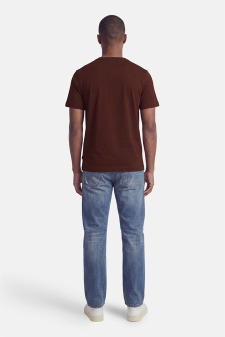 T-shirt met korte mouwen - Bruin