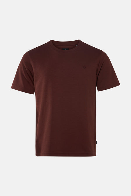 T-shirt met korte mouwen - Bruin