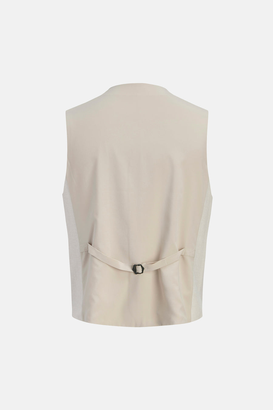 Ecru gilet van PREMIUM by JACK & JONES, met een verstelbare riem op de rug.