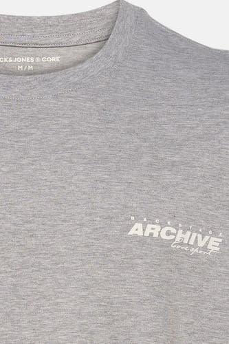 T-shirt met korte mouwen - grijs