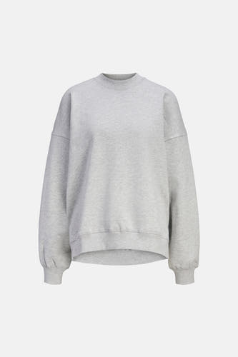 Grijze sweater van JJXX, met lange mouwen en een ronde hals.