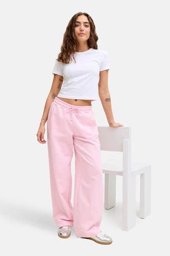 Pantalon de jogging rose de JJXX, avec jambes larges et cordon de serrage à la taille.