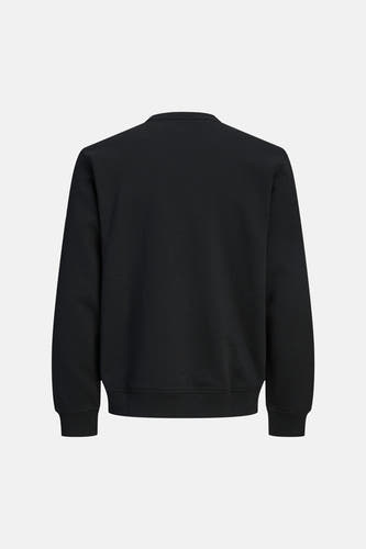 Pull noir à col rond de CORE by JACK & JONES, vue arrière.