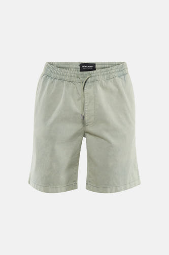 Short vert de JACK & JONES JEANS INTELLIGENCE, taille élastique au dos, tissu texturé et poche arrière plaquée.