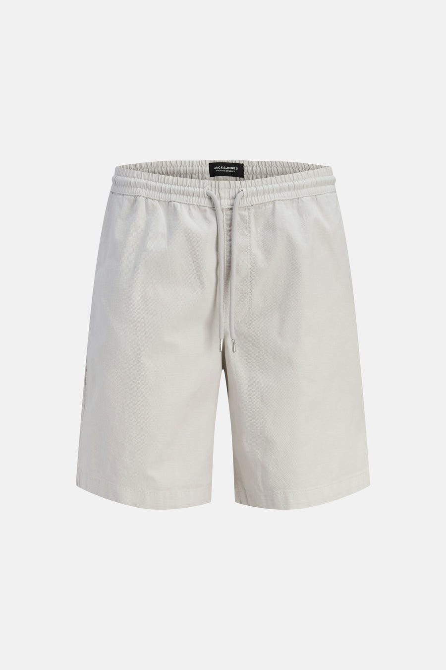 Beige short van JACK & JONES JEANS INTELLIGENCE, met een elastische tailleband en een trekkoord.